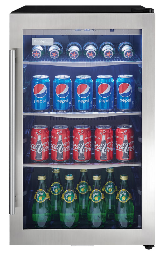 Danby 124 Can Beverage Center - Stainless Steel