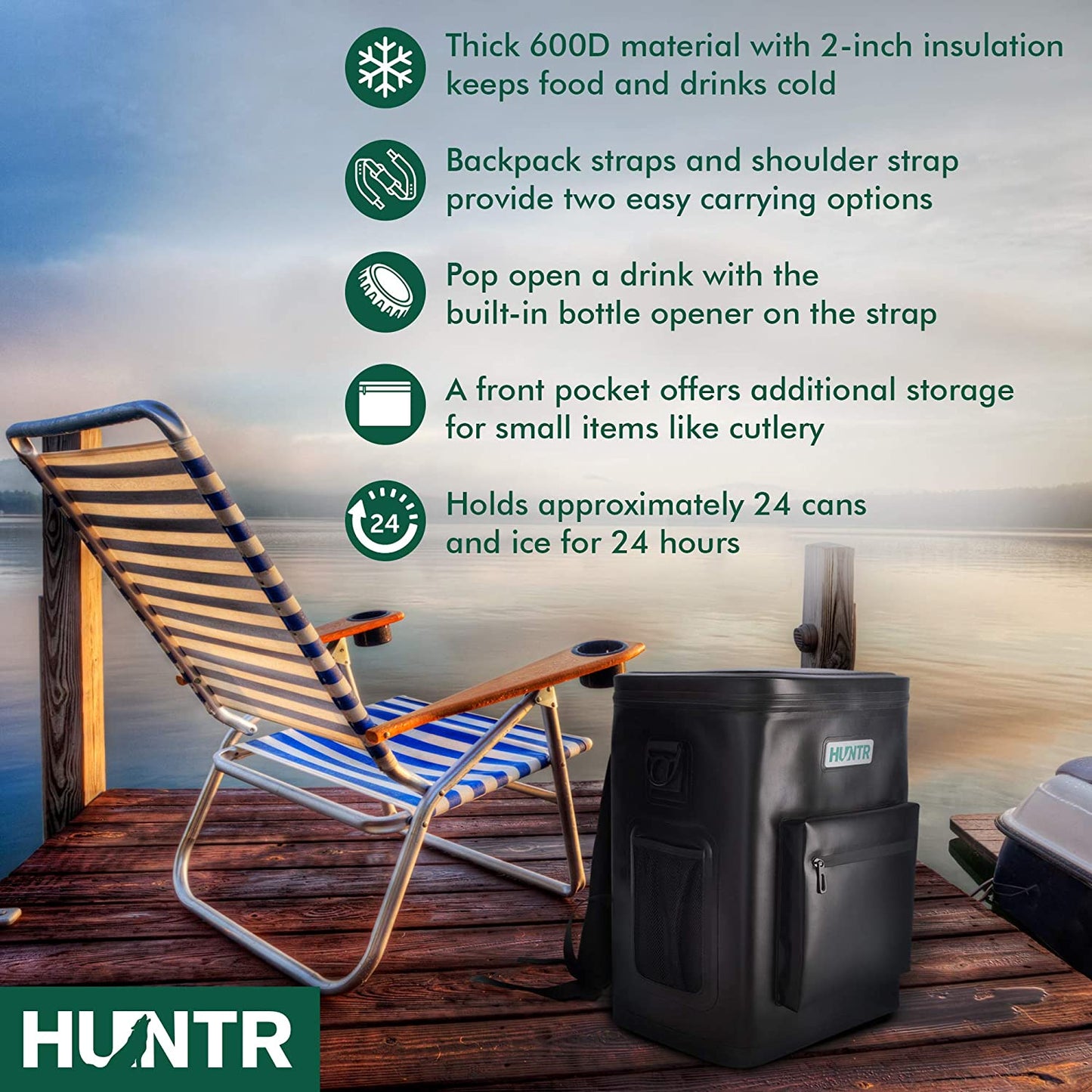 HUNTR Insulated Cooler Backpack