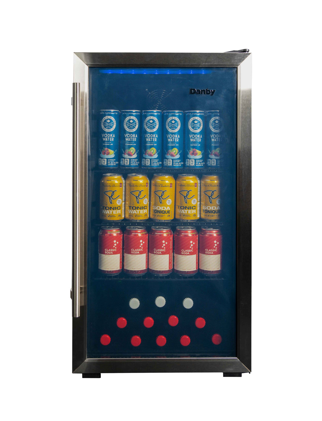 DBC117A2BSSDD-6 - 117 Can Beverage Center - Stainless Steel