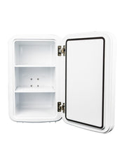 Load image into Gallery viewer, DBMR02624WD43 7.4L Mini Fridge with Mirror &amp; Light in White
