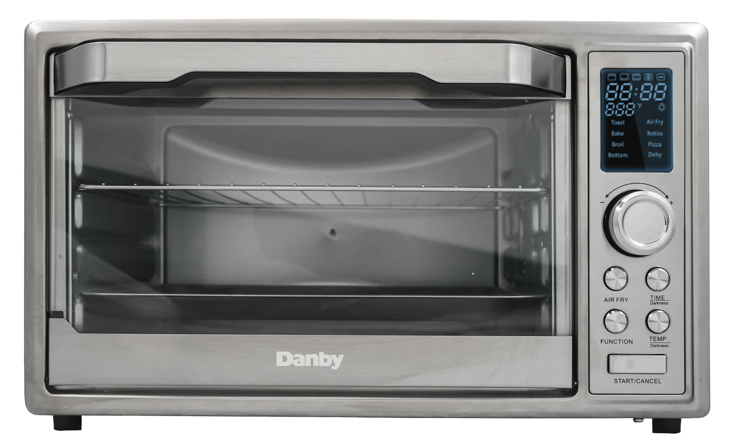 Danby 0.9 cu. ft./25L Convection Toaster Oven with Air Fry Technology, Digital LCD Display - DBTO0961ABSS